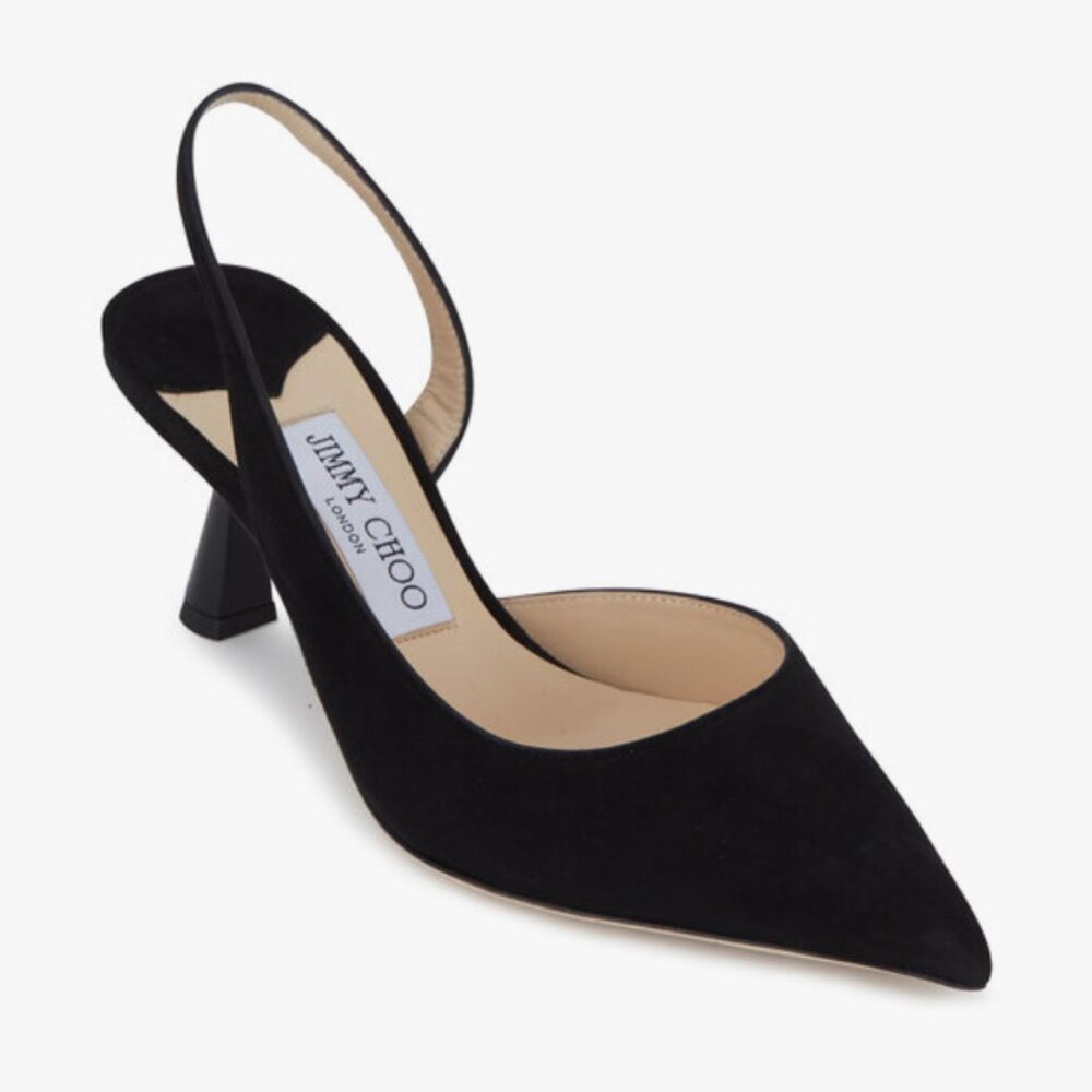 Jimmy Choo Fetto 100 | Black Suede Heels